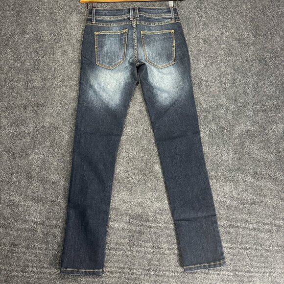 bebe Jeans Womens 25 Skinny Medium Wash Cotton Stretch Pockets - Picture 6 of 8